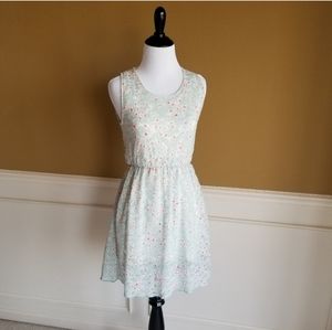 BLOOMING OZ Pale Blue Lace Dress